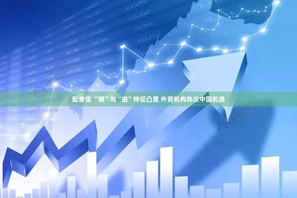 配查信 “稳”与“进”特征凸显 外资机构热议中国机遇